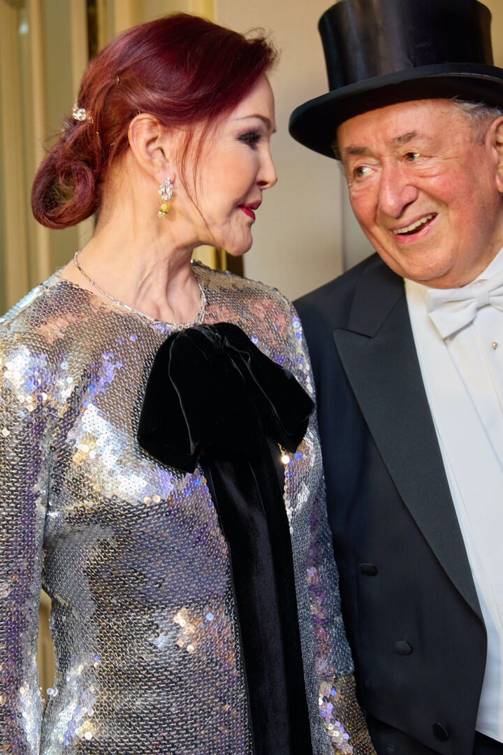 Richard Lugner und Priscilla Presley beim Opernball.