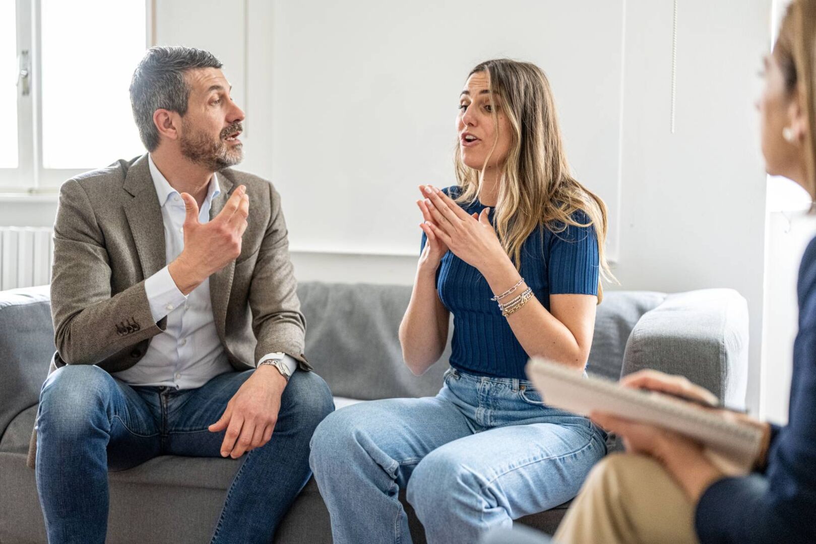 Paar bei der Therapie zur Behandlung des &quot;Rebecca Syndroms&quot;