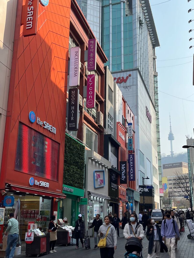 Einkaufsstraße in Myeongdong