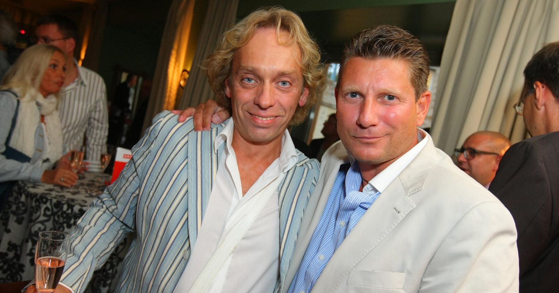 Volker Grohskopf und Wolfgang &quot;Fifi&quot; Pissecker bei einer Veranstaltung.