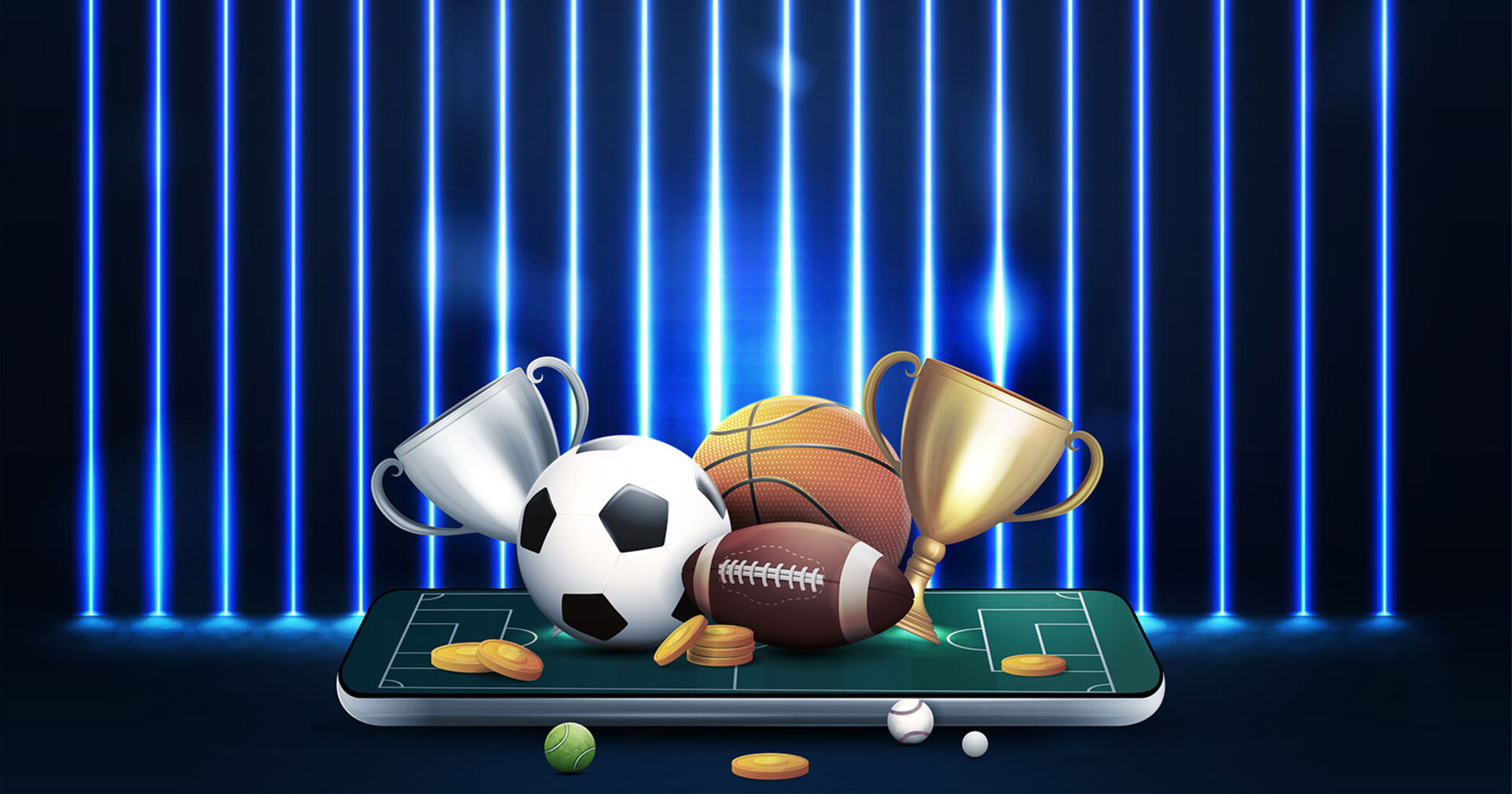 Bildanimation mit einem Smartphone mit Sportsymbolen drauf | Credit: iStock.com/Artyom Kozhemyakin