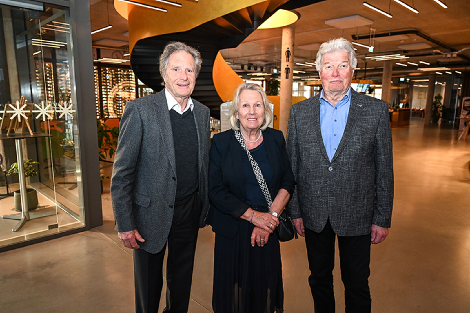 Zum ersten Mal bei Privat-Banking Forum im Firmament dabei: Norbert Bell, Hohenems, Lore Scheier, Götzis, Helmut Moosmann.