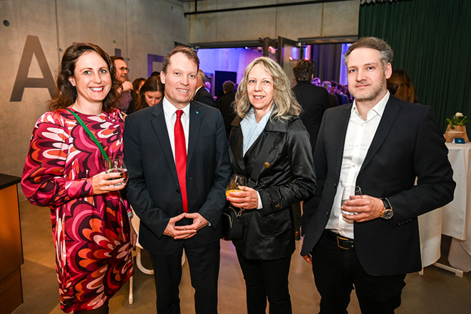 Julia Baltzer (GoTrail), Jean Wiech (Hypo Lustenau), Rita und Simon Hämmerle