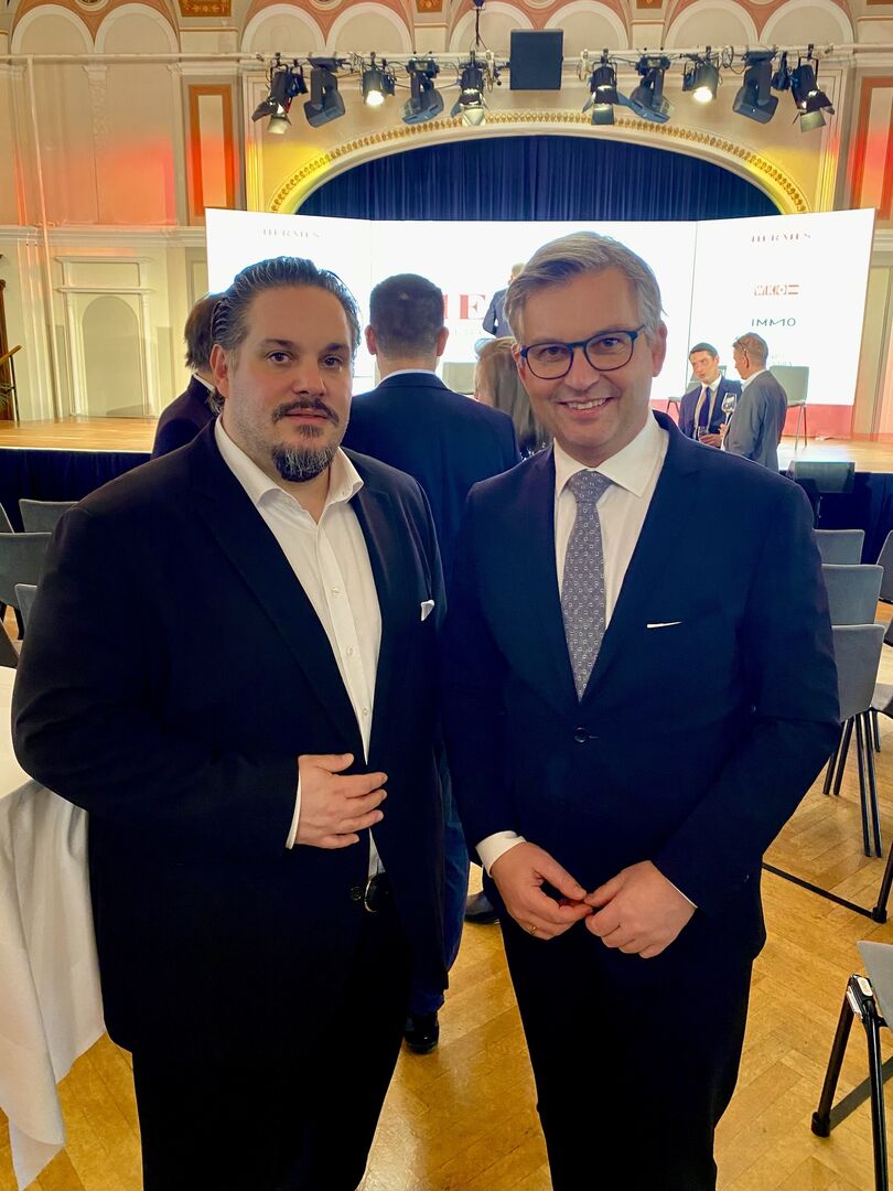 Immocontract-GF Sascha Heimovici und Magnus Brunner