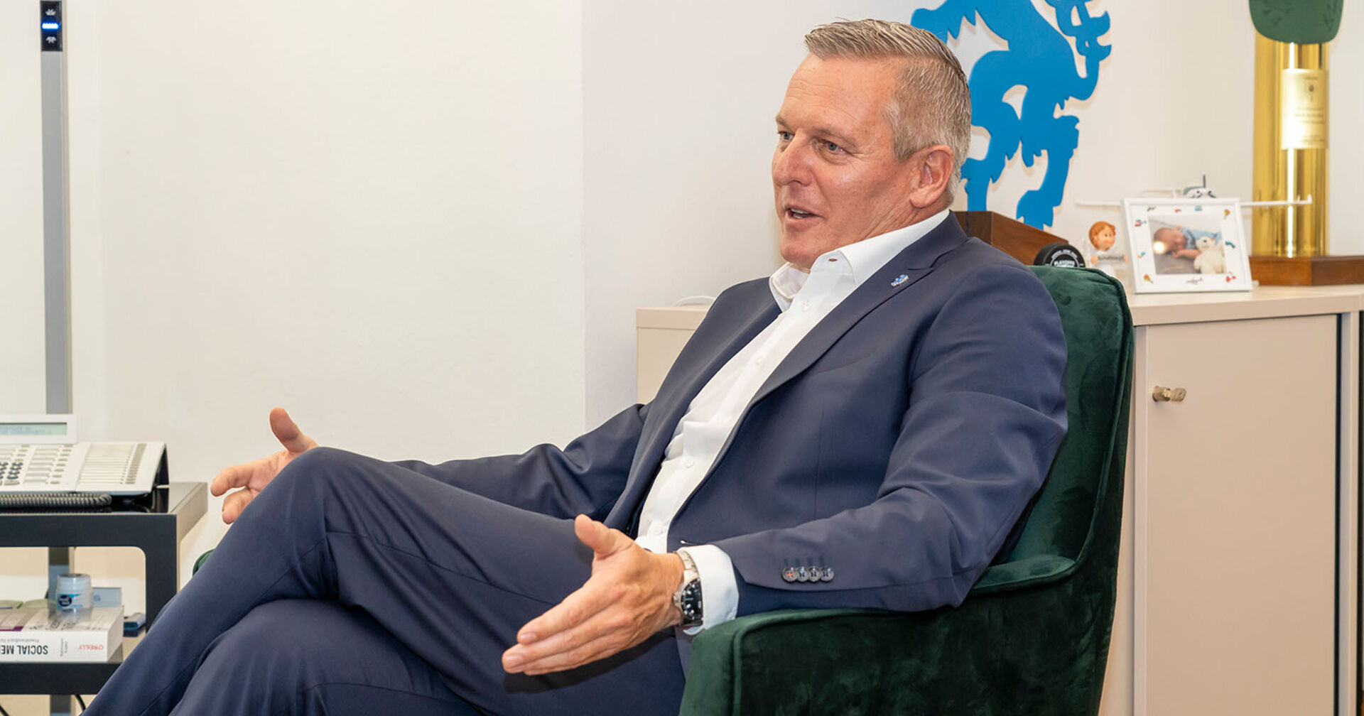 FPÖ-Landesparteiobmann Mario Kunasek im Rahmen eines Interviews mit dem Weekend Magazin