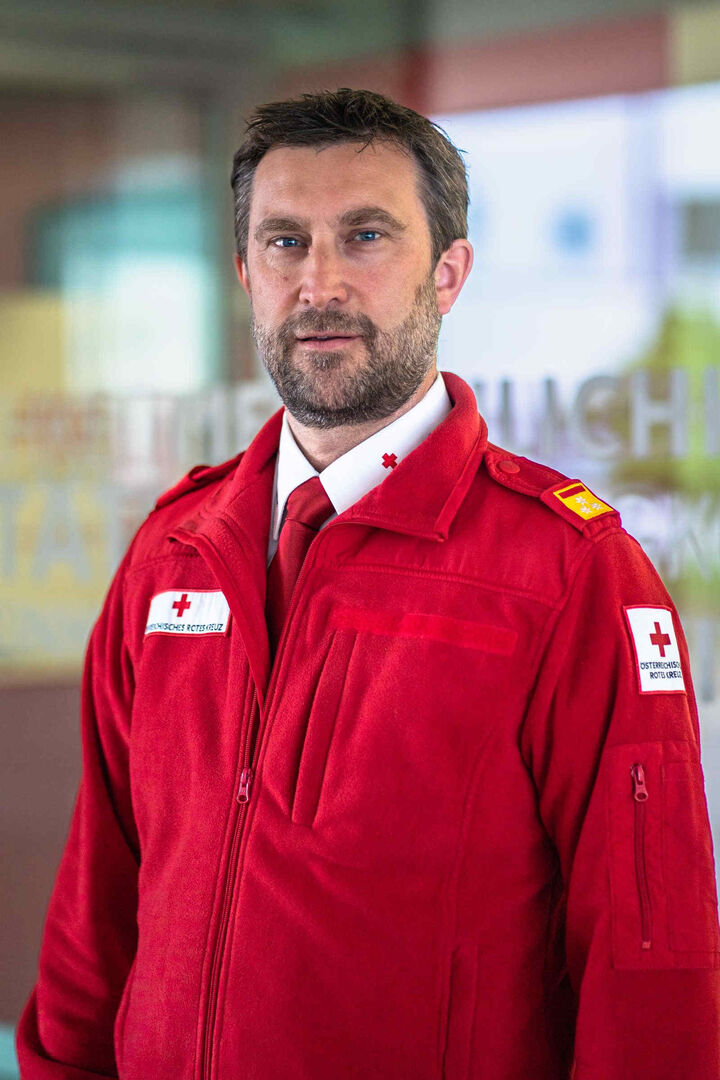 Landesrettungskommandant der Roten Kreuzes Stefan Herbst