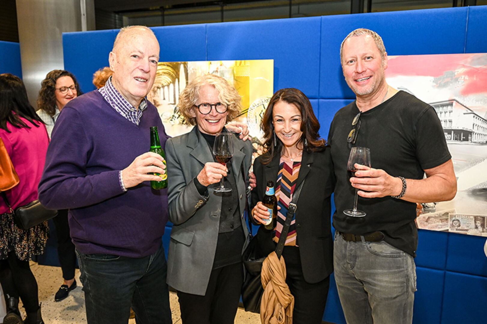 Klaus und Clothilde Neyer, Bianca und Udo Neyer (alle Vandans) (v. li.)