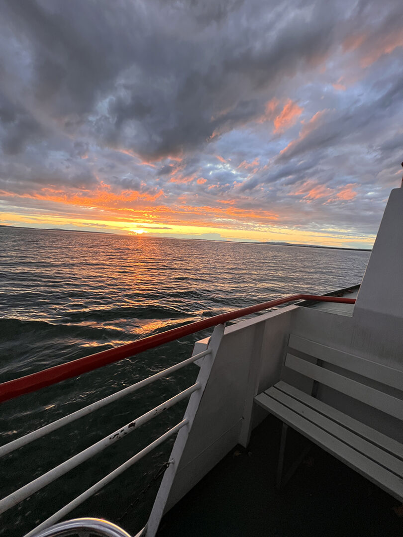 Sunset auf dem MS Stadt Bregenz