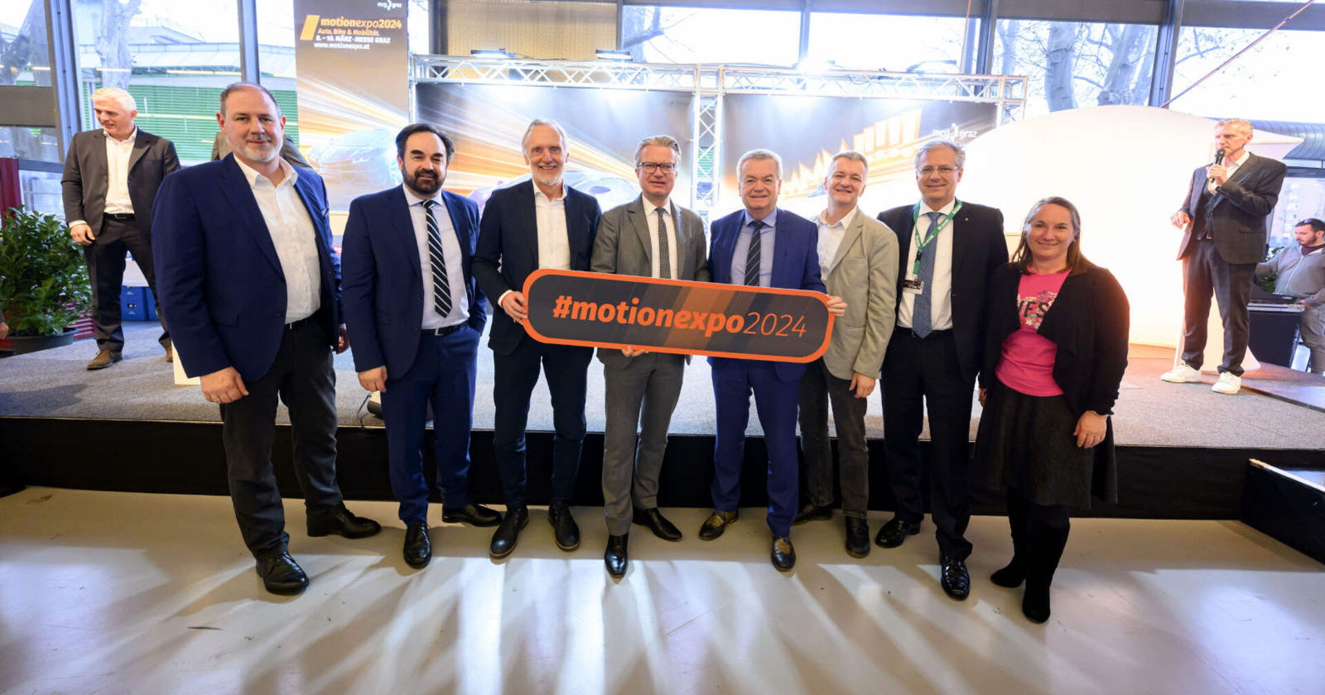 Die Eröffnung der MotionExpo2024 in der Grazer Messe.