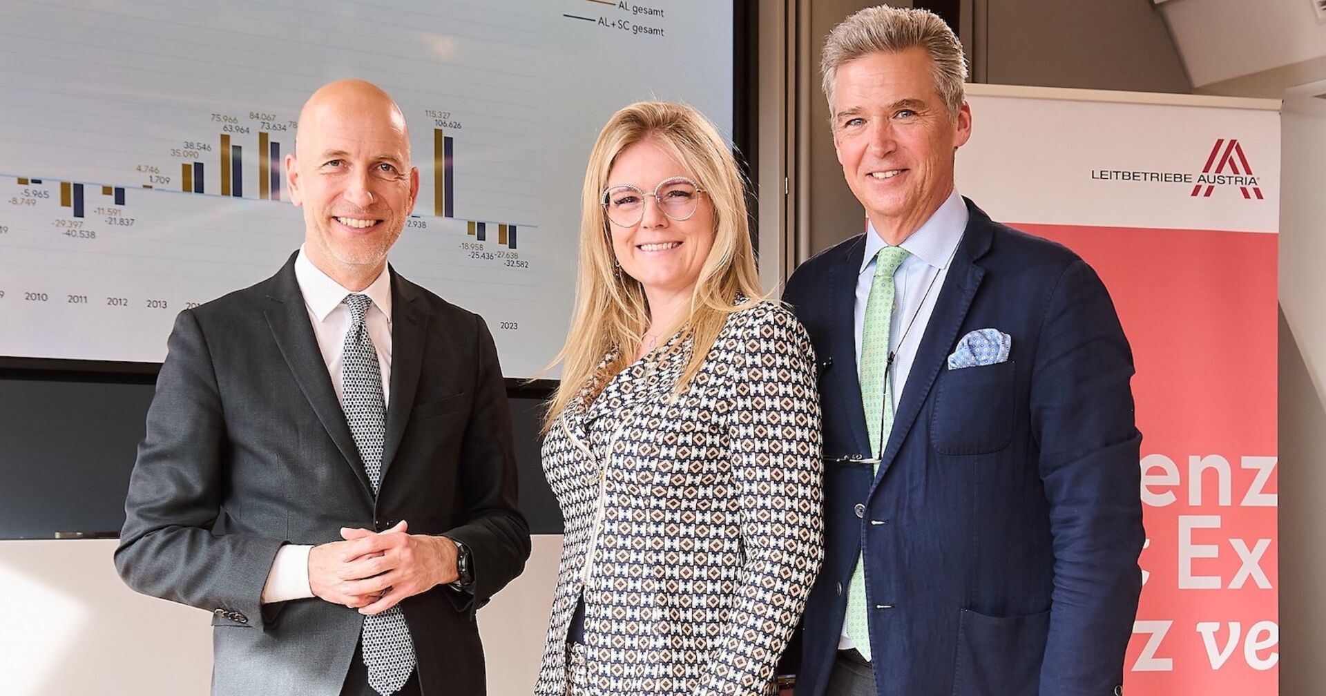 Leitbetriebe Austria-Vertreter treffen Bundesminister Martin Kocher