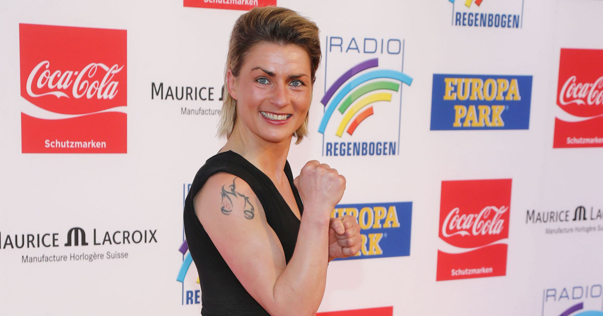 Alesia Graf bei einer Veranstaltung.