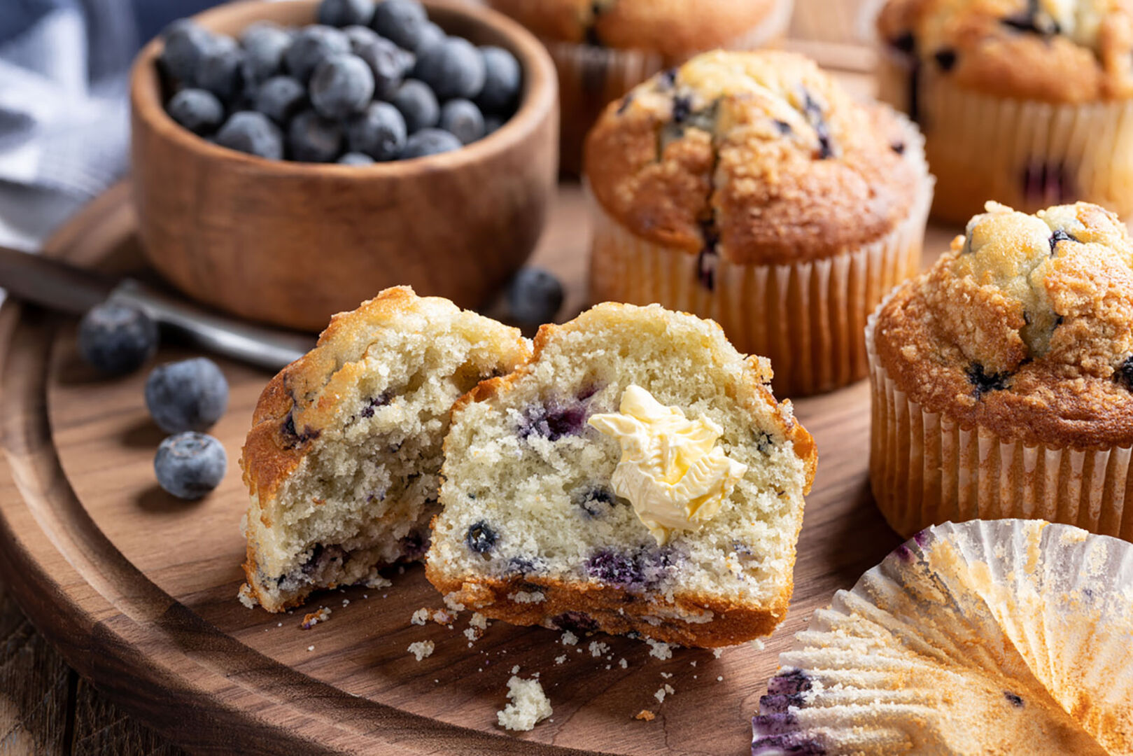 Heidelbeeren-Muffins | Credit: iStock.com/chas53