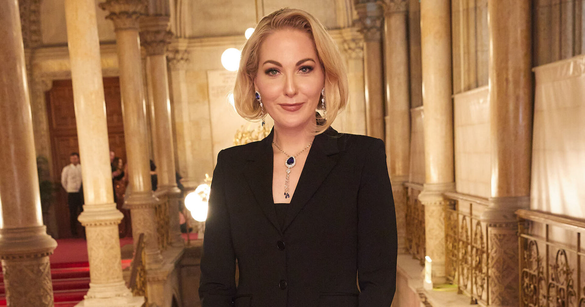 Kathrin Glock bei einer Veranstaltung.