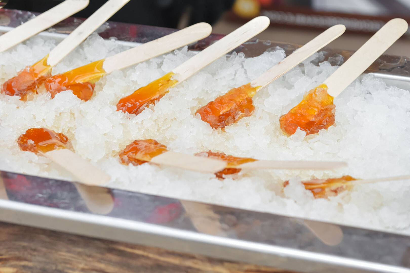 Maple Taffy | Credit: iStock.com/kipgodi