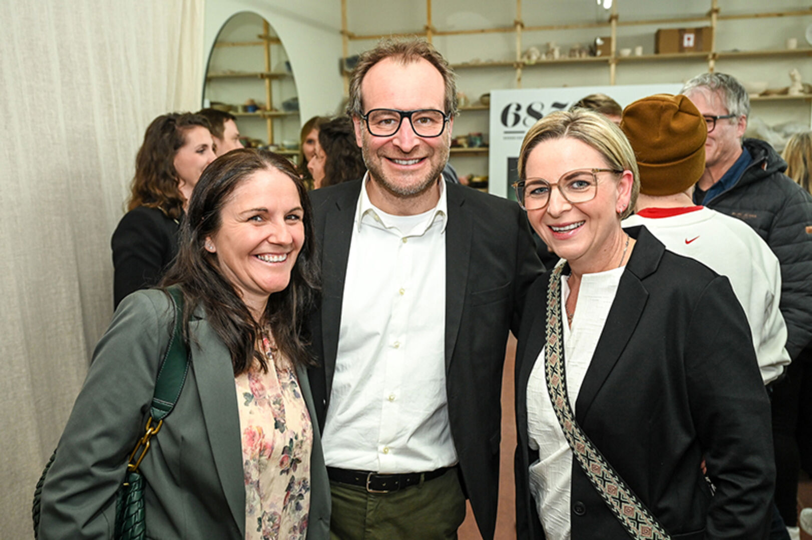Stadtrat Alexander Juen, Sabine Gabriel-Kofler, Silvia Hagspiel-Eisenhofer (beide Stadtmarketing)