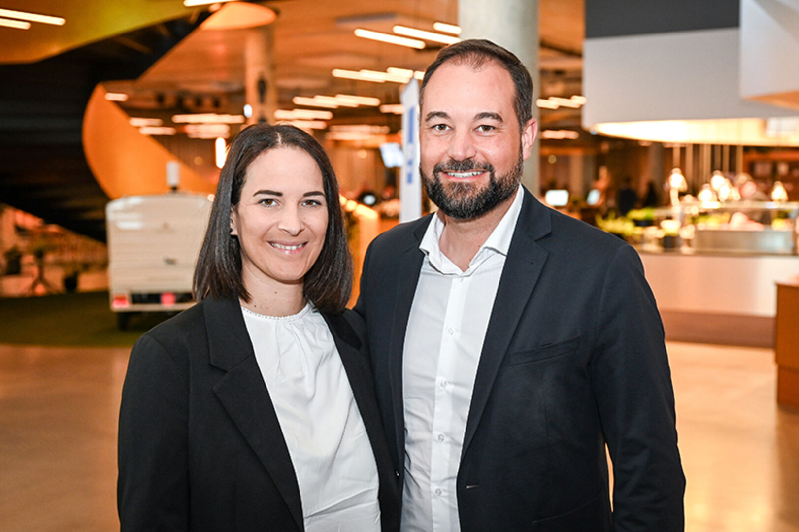 Melanie und Tobias Forer-Pernthaler (Vorstand F.M. Hämmerle, Dornbirn)