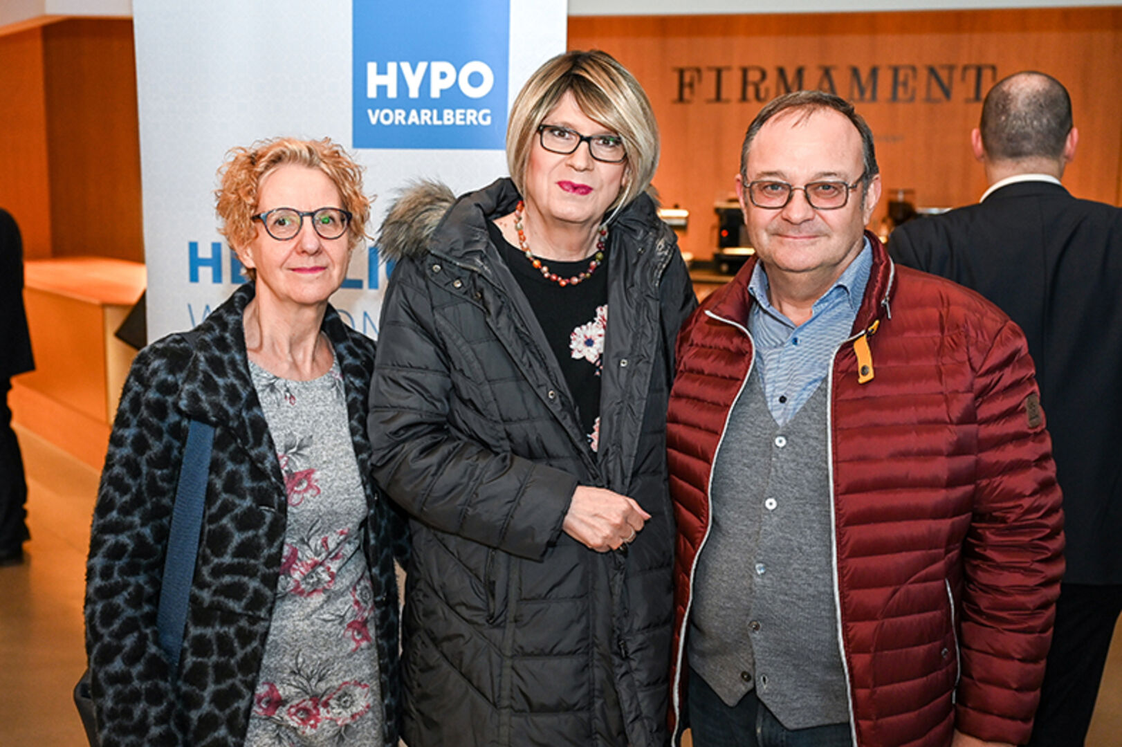 Dagmar Ullmann-Bautz (Theater f. Vbg), Franziska Ullmann und Bernd Messerle (Messerle + Rein, Lauterach) (v. li.)