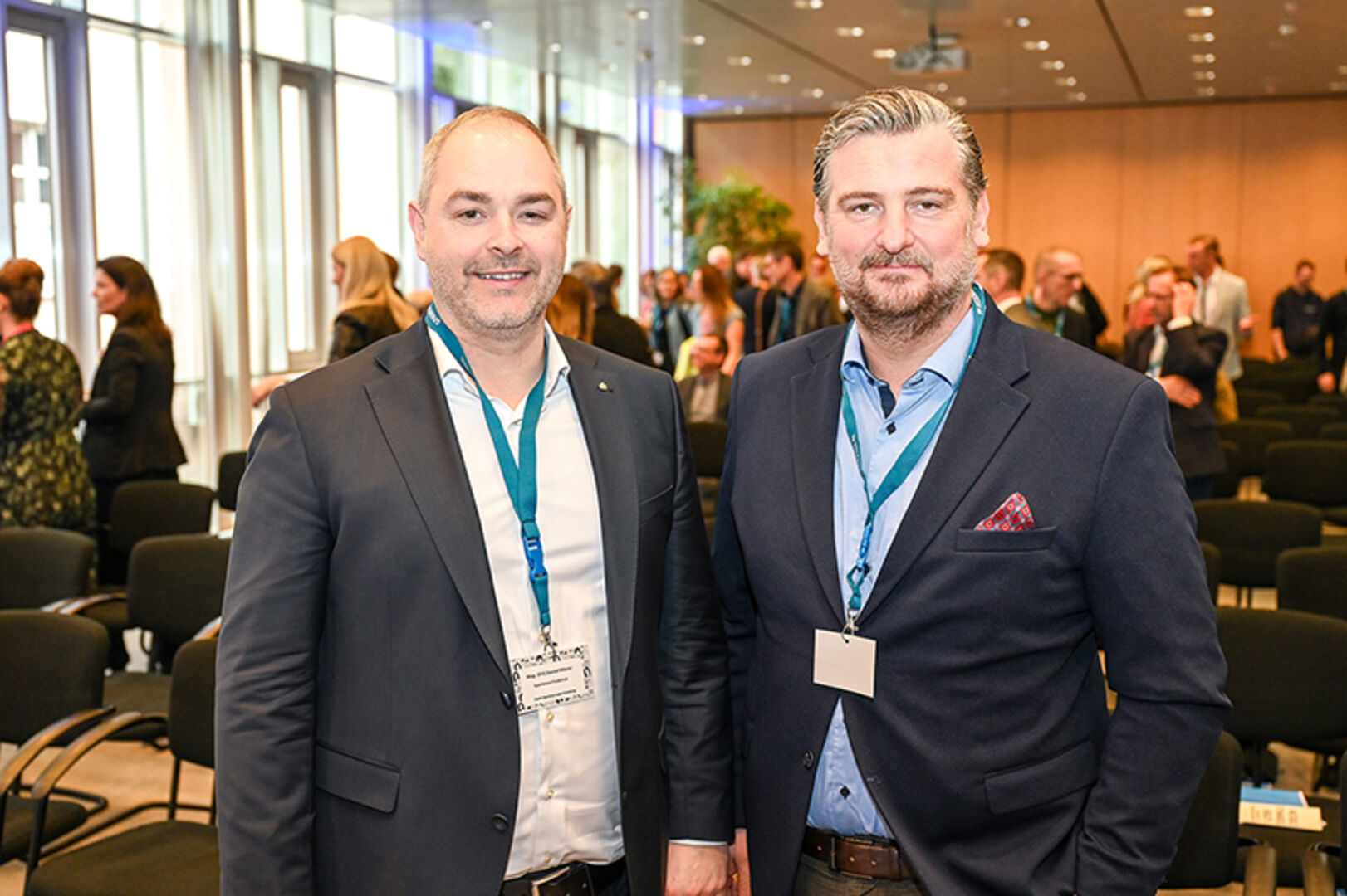 Daniel Mierer (Vorstand Sparkasse Feldkirch) und Landes-Dir. Alexander Meier (Wiener Städtische) (v. li.)