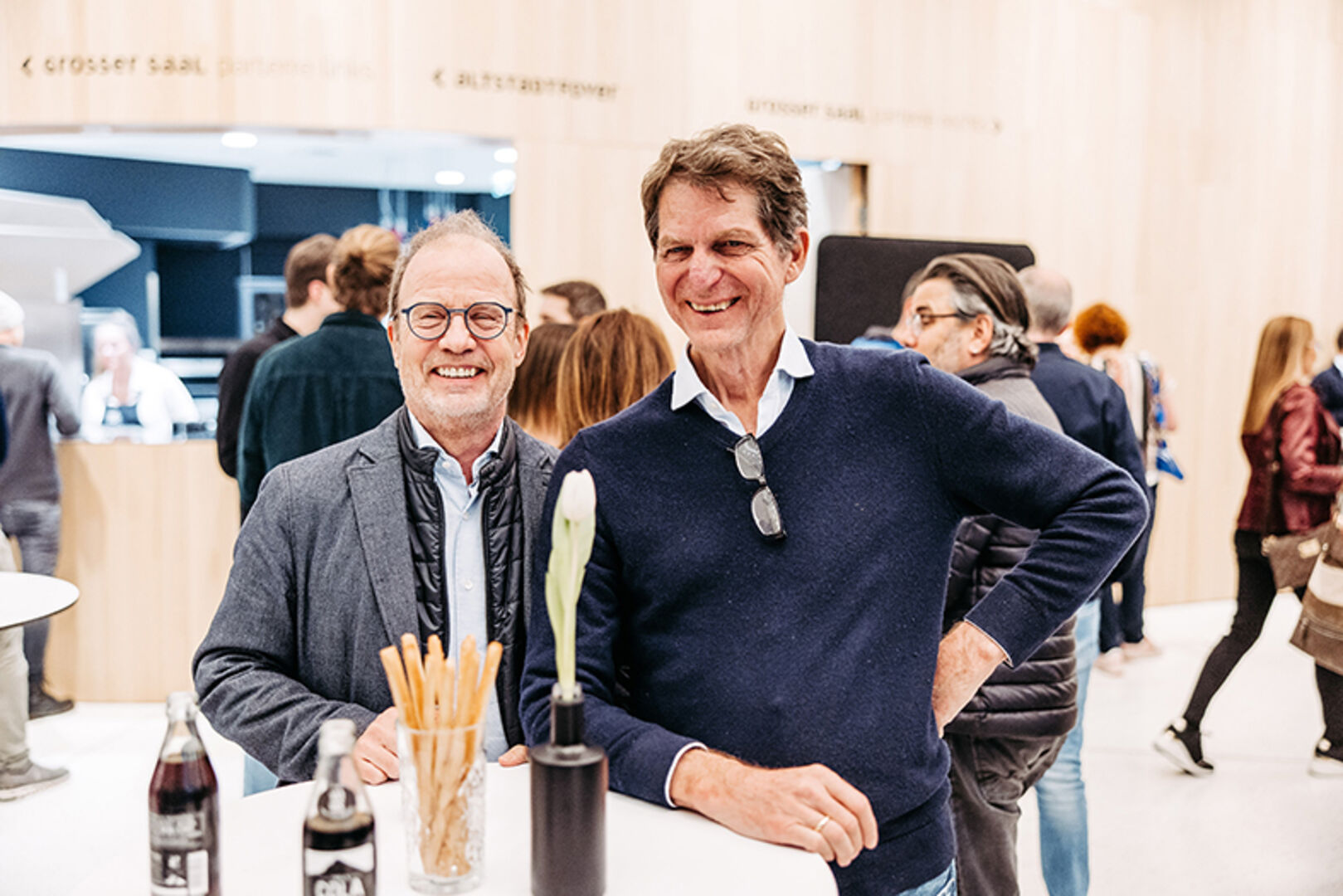 Christof Hotz (Blumen Hotz) und Thomas Bischof (v. li.)