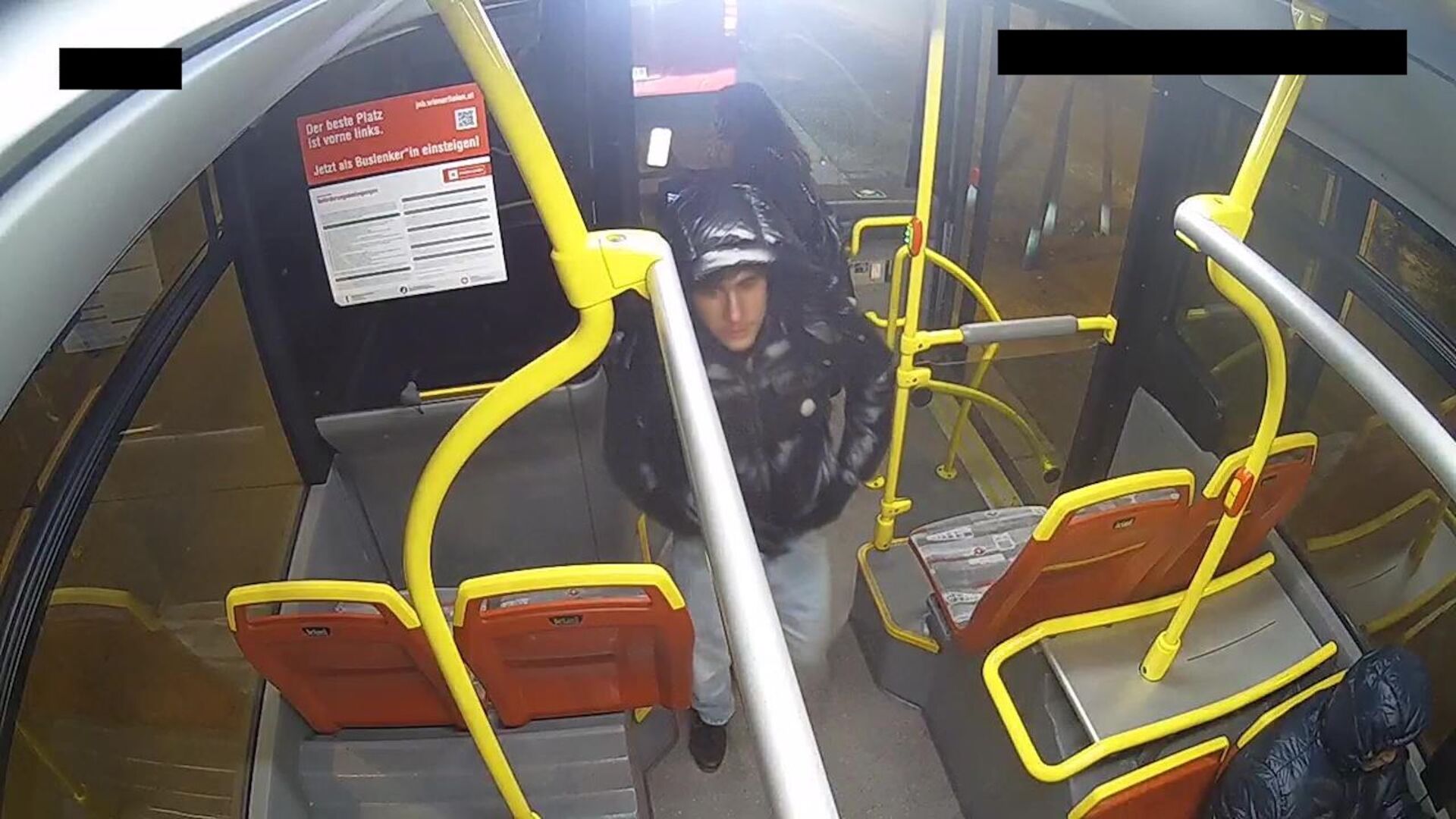 Die Täter im Bus.