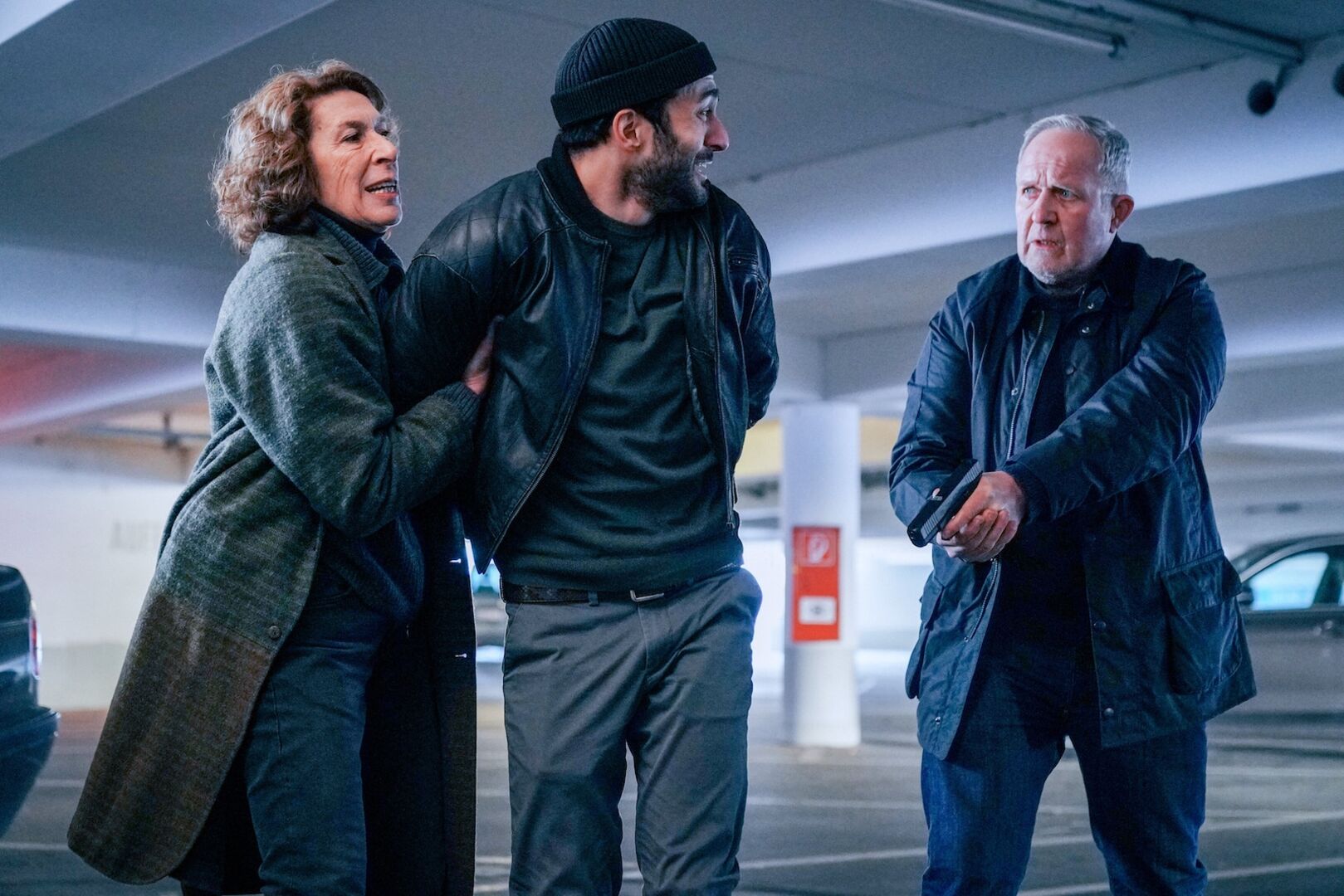 Adele Neuhauser und Harald Krassnitzer in ihrer Rolle bei Tatort.