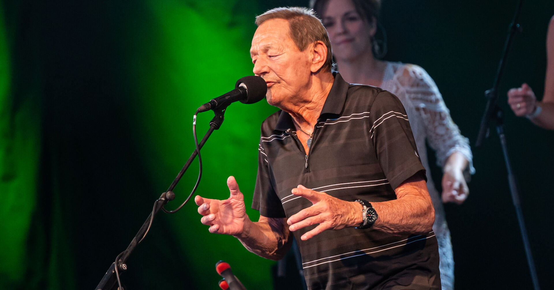 Wolfgang Ambros auf der Bühne.