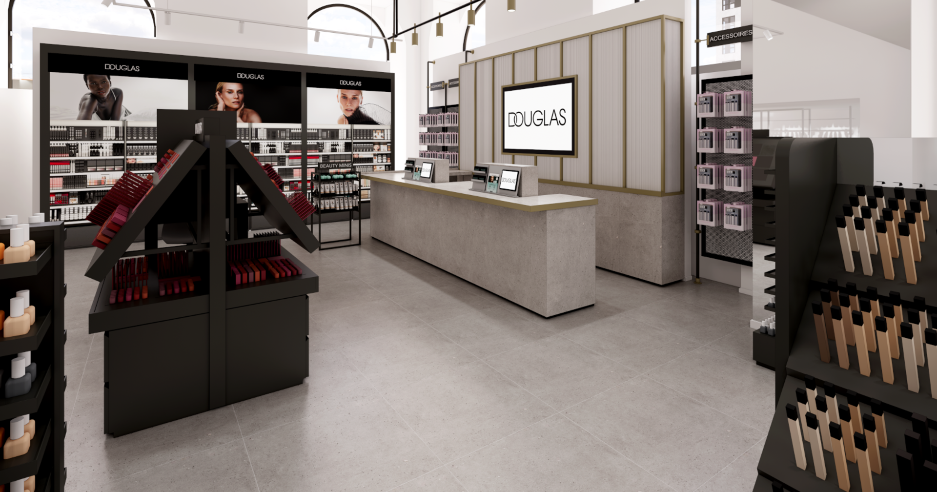 Ein eingerichteter Beautystore