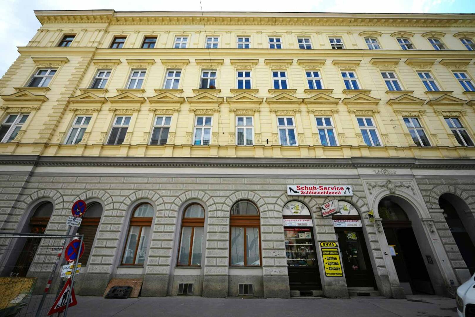 Das Haus in Wien-Margareten, in dem die Leiche gefunden wurde.