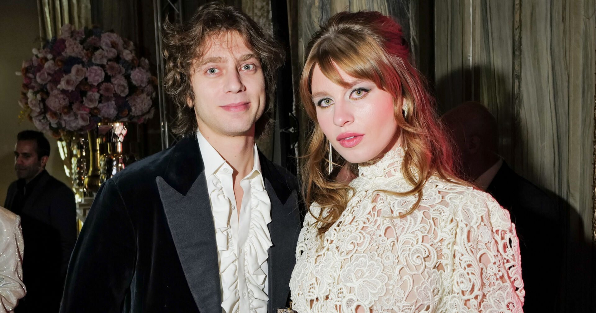 Ivy Getty und Tobias Engel bei einem Event.