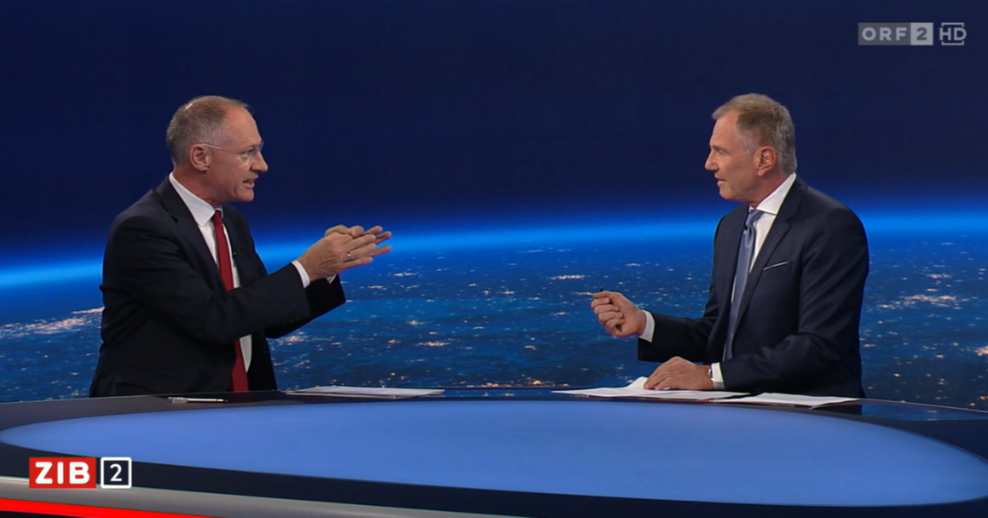 Gerhard Karner im Gespräch mit Armin Wolf in der ZIB2