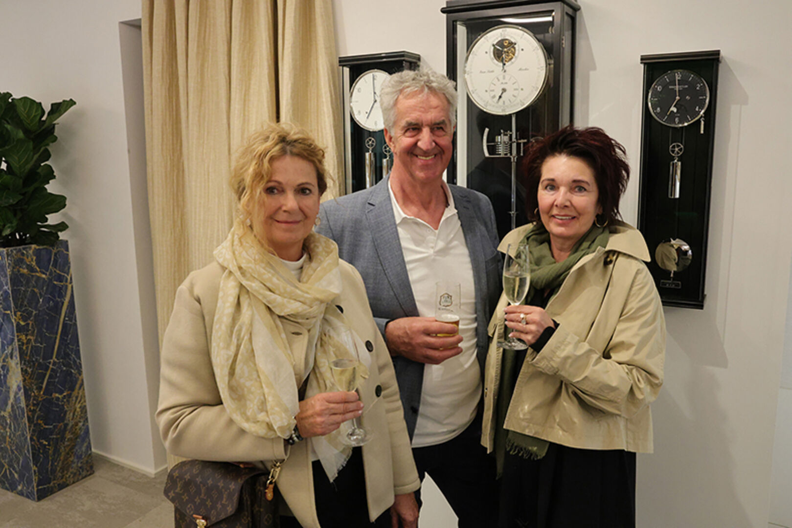 Doris Giovanelli mit Kurt und Petra Bertsch