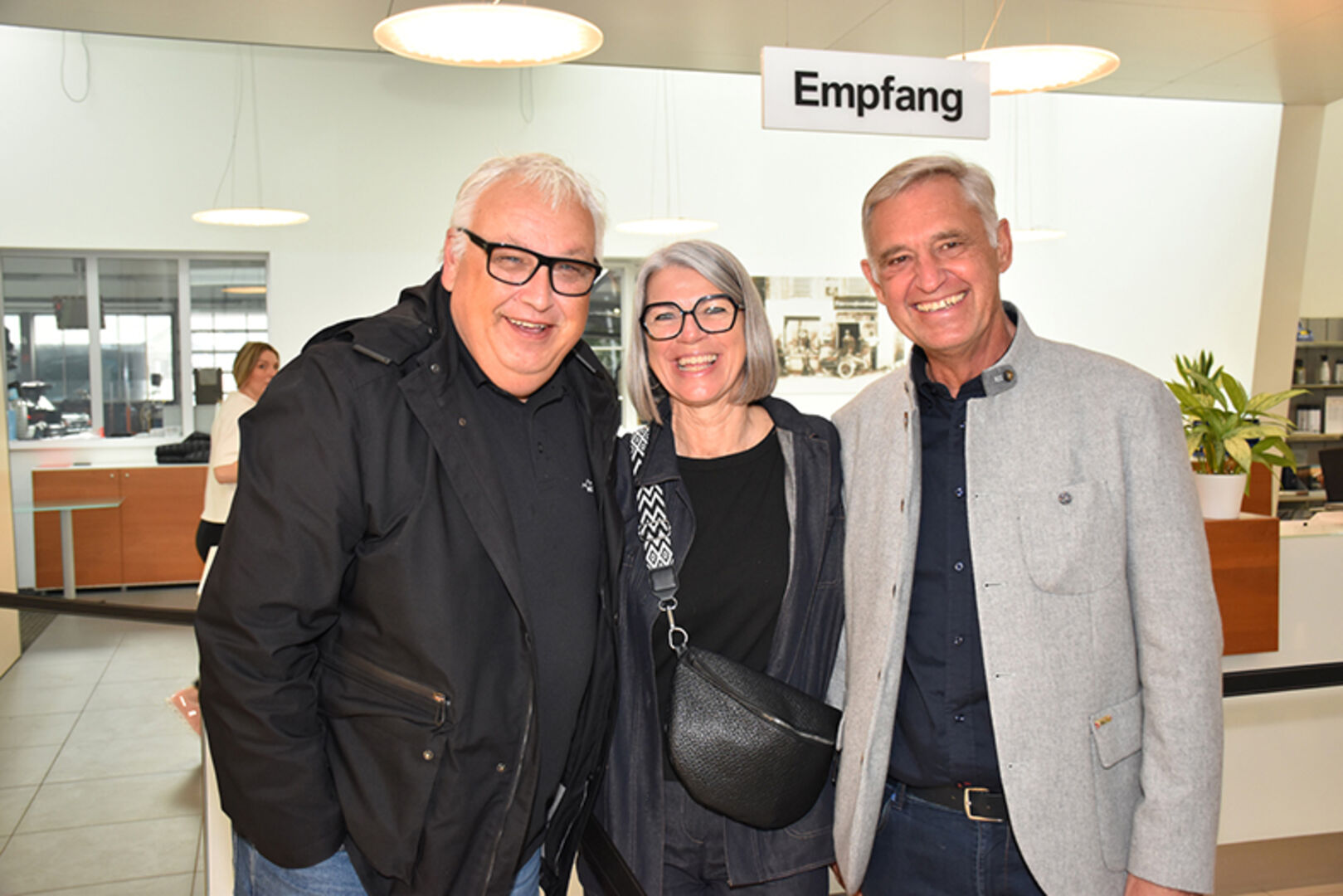 Hansi Bandl (Muttersbergbahn GF) mit Jutta und Andreas Gunz (v. li.)