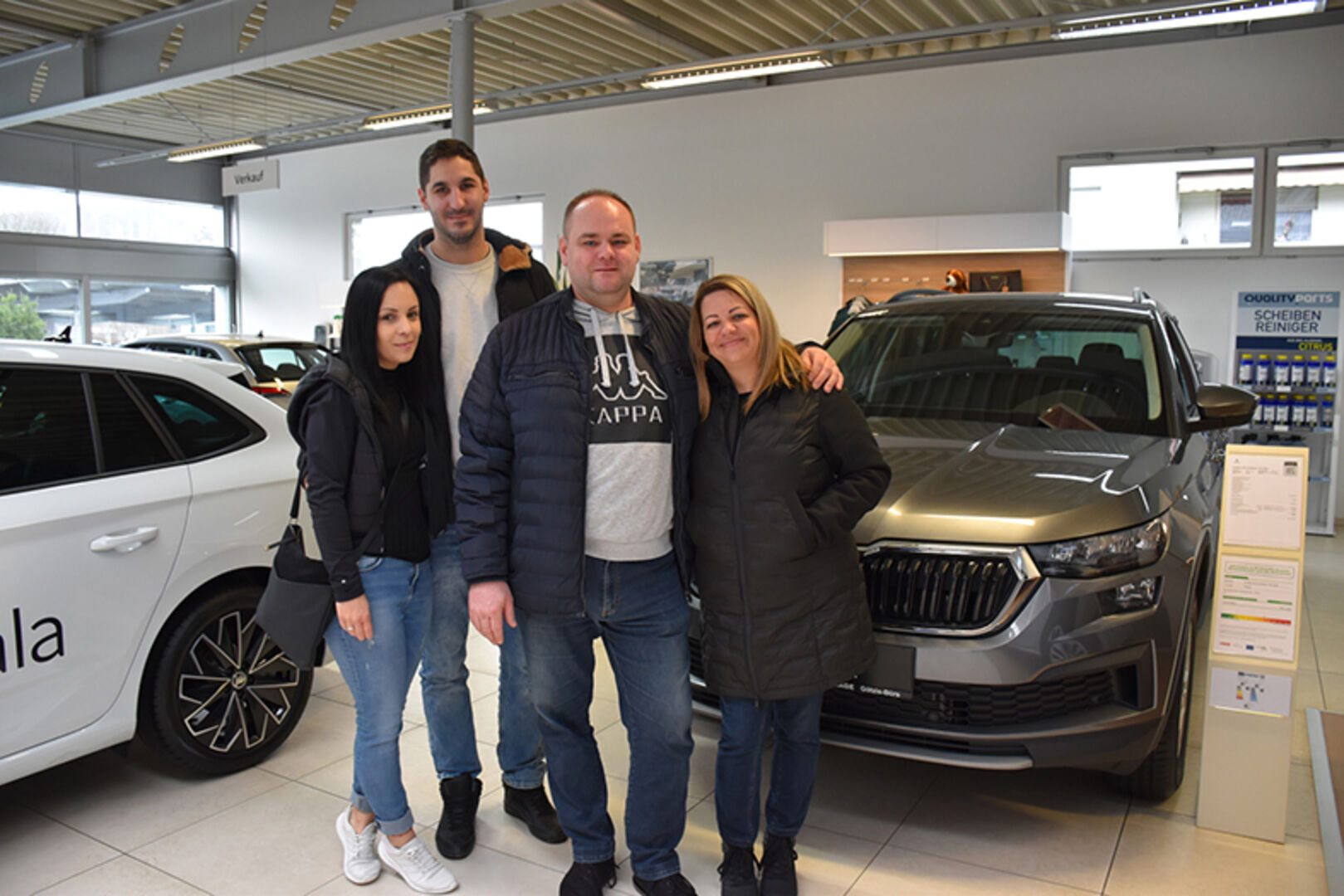 Eszter und Krisztian Szilagyi (Klaus) mit Tamas und Katalin Nemeth (Götzis)