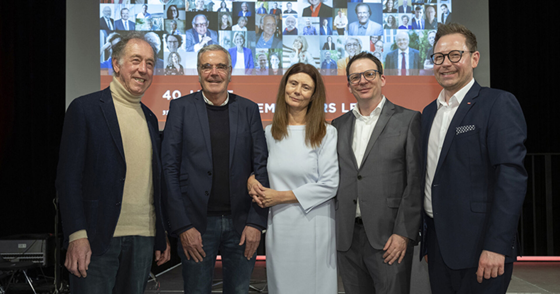 Franz Josef Köb, Johannes Schmidle, Marion Flatz-Mäser, Georg Fabjan und Markus Klement (v. li.)