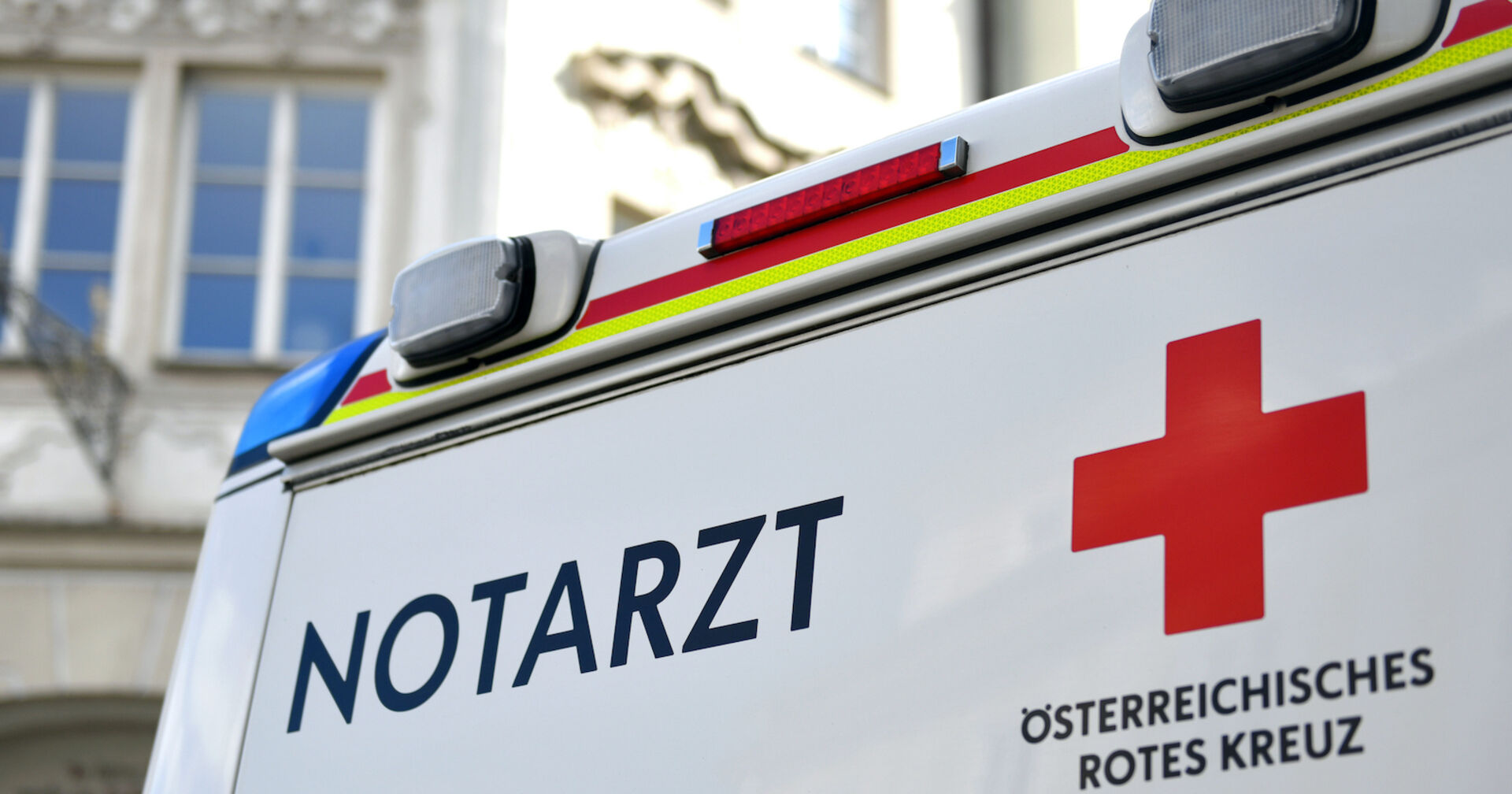 Ein Auto von einem Notarzt.