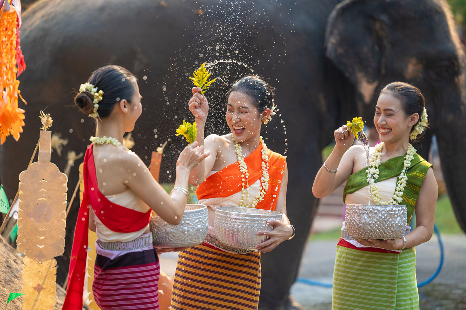Sonkran-Fest in Thailand | Credit: iStock.com/coffeekai
