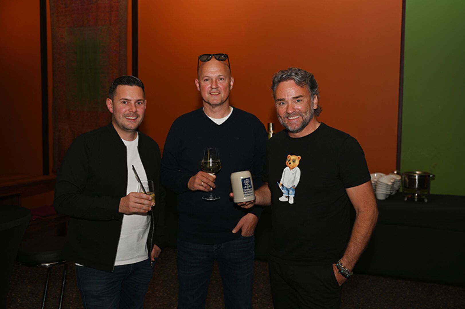 Marco Geser (links) hat schon als 16jähriger bei MO Catering gestartet,  Mario Marte (Mitte) und Harald Otti.