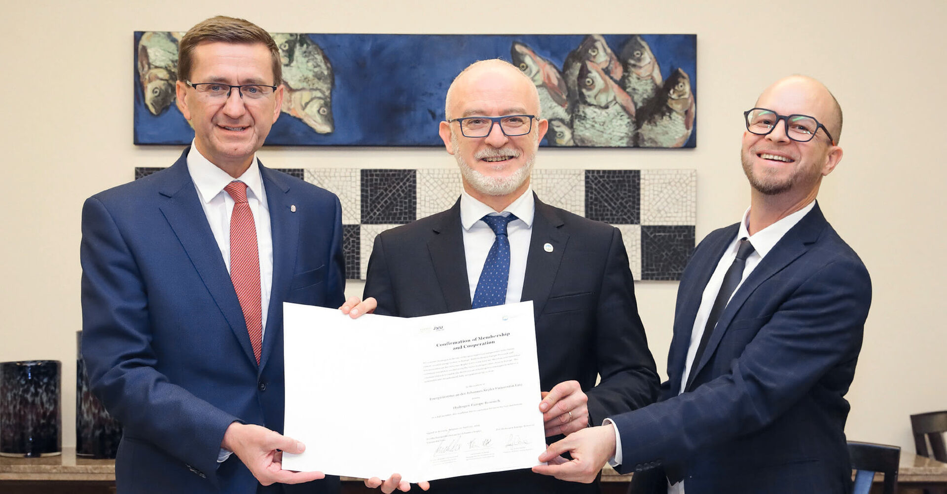 Markus Achleitner, Luigi Crema und Robert Tichler