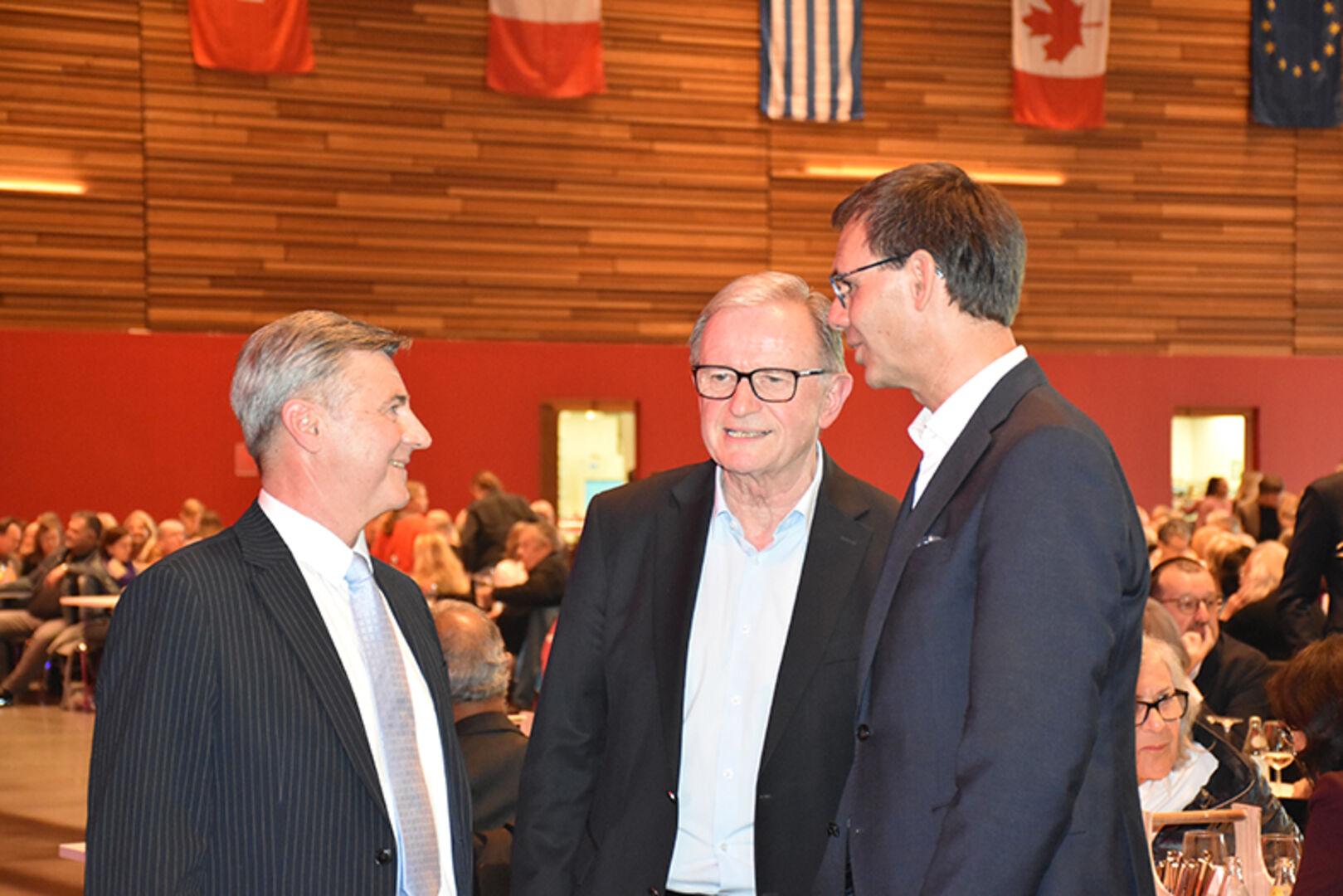 Herburger GF Klaus Herburger mit NR Karlheinz Kopf und Landeshauptmann Markus Wallner