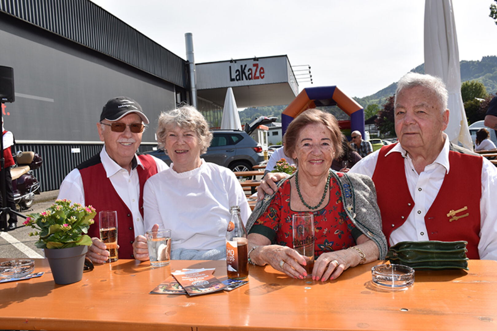 Reinhard und Anni Mazzurana und Inge und Elmar Matt