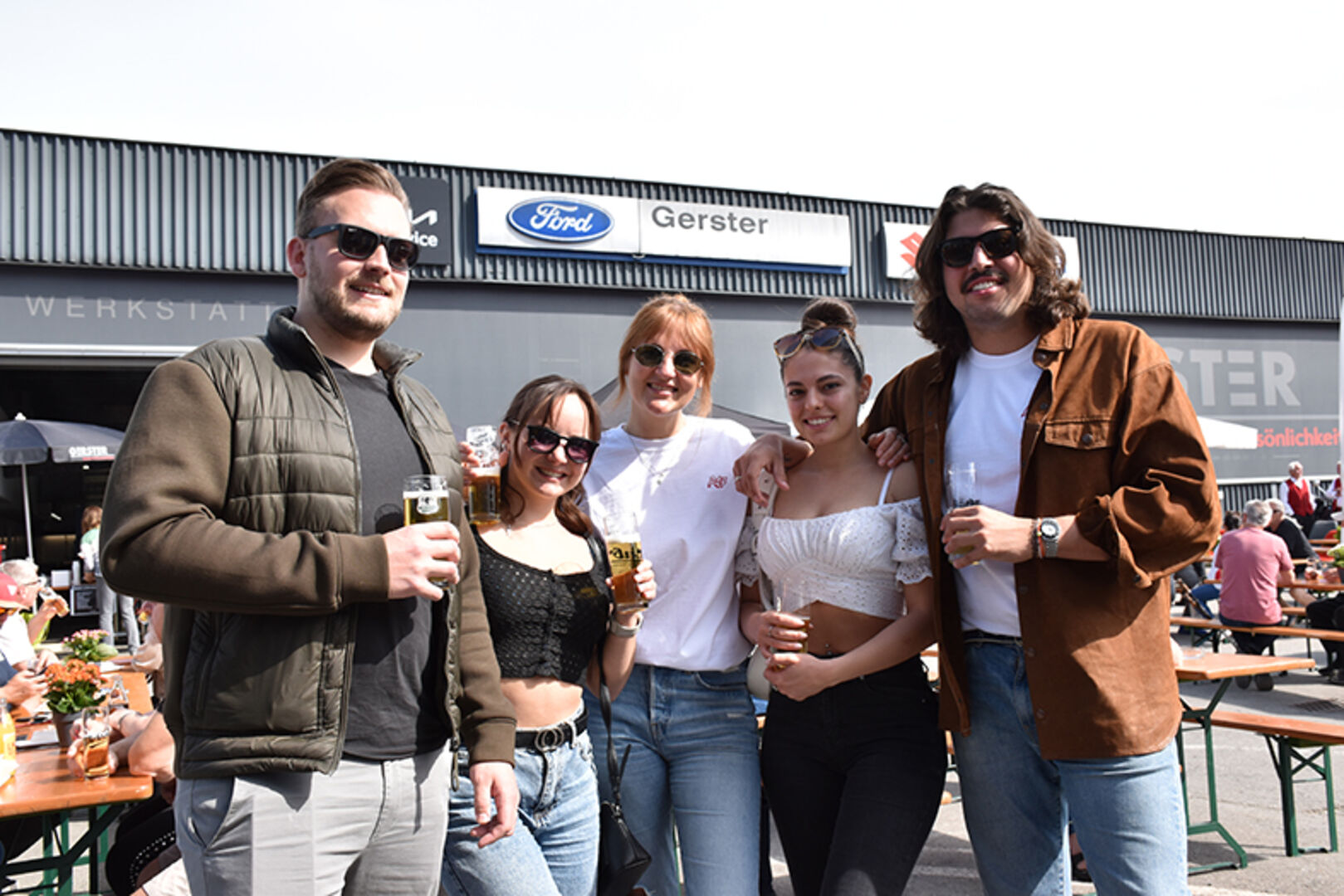 Mario Autengruber, Manuela Sutter, „Piefke“, Katharina Huber und „Fatso (P&amp;F)“