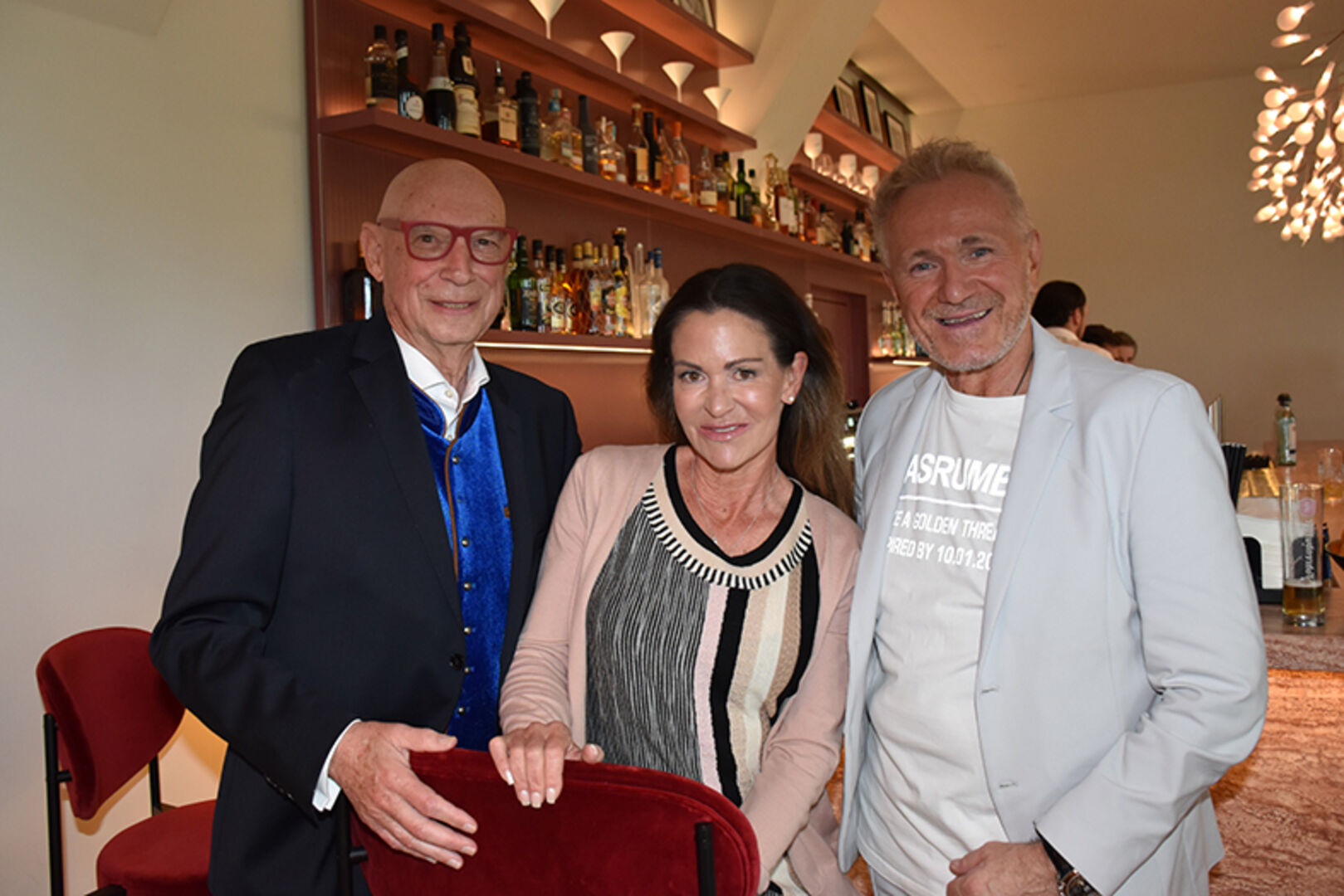 Klaus Herr (Silver Ager) umd Gynakologin Nicole Kullik aus Lindau und Adi Winkler aus Götzis.