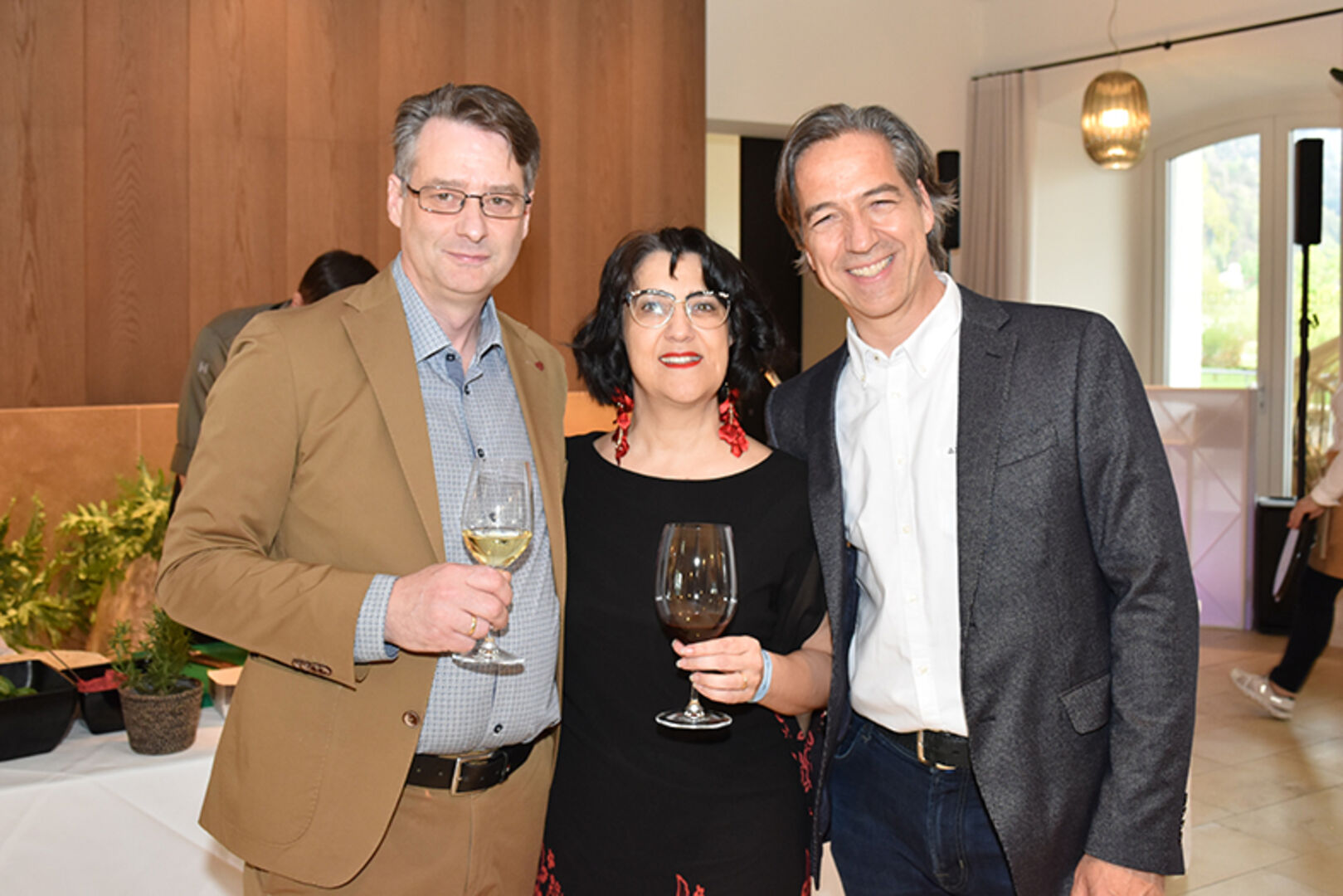 Thomas Fritsch &amp; Diana (Hotel Fritsch, Lochau) mit Axel Pfefferkorn (GF Seehotel / pepper collection)