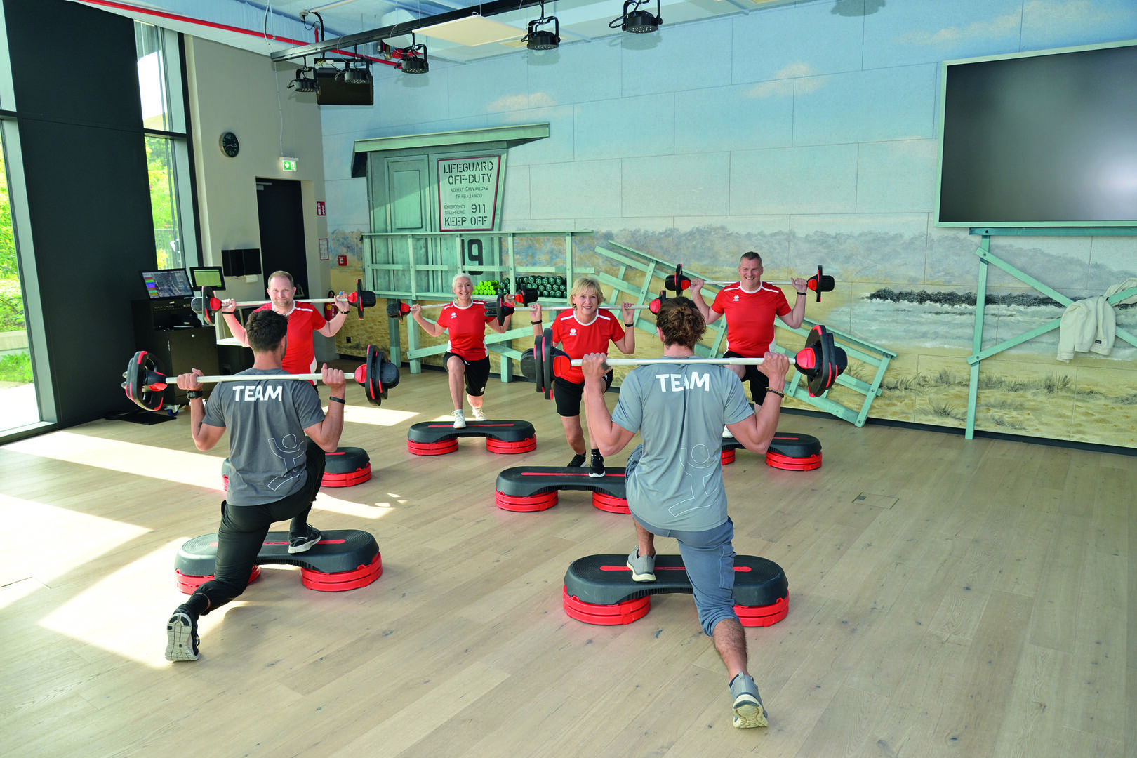 Gruppenkurs gemeinsam mit zwei Trainern