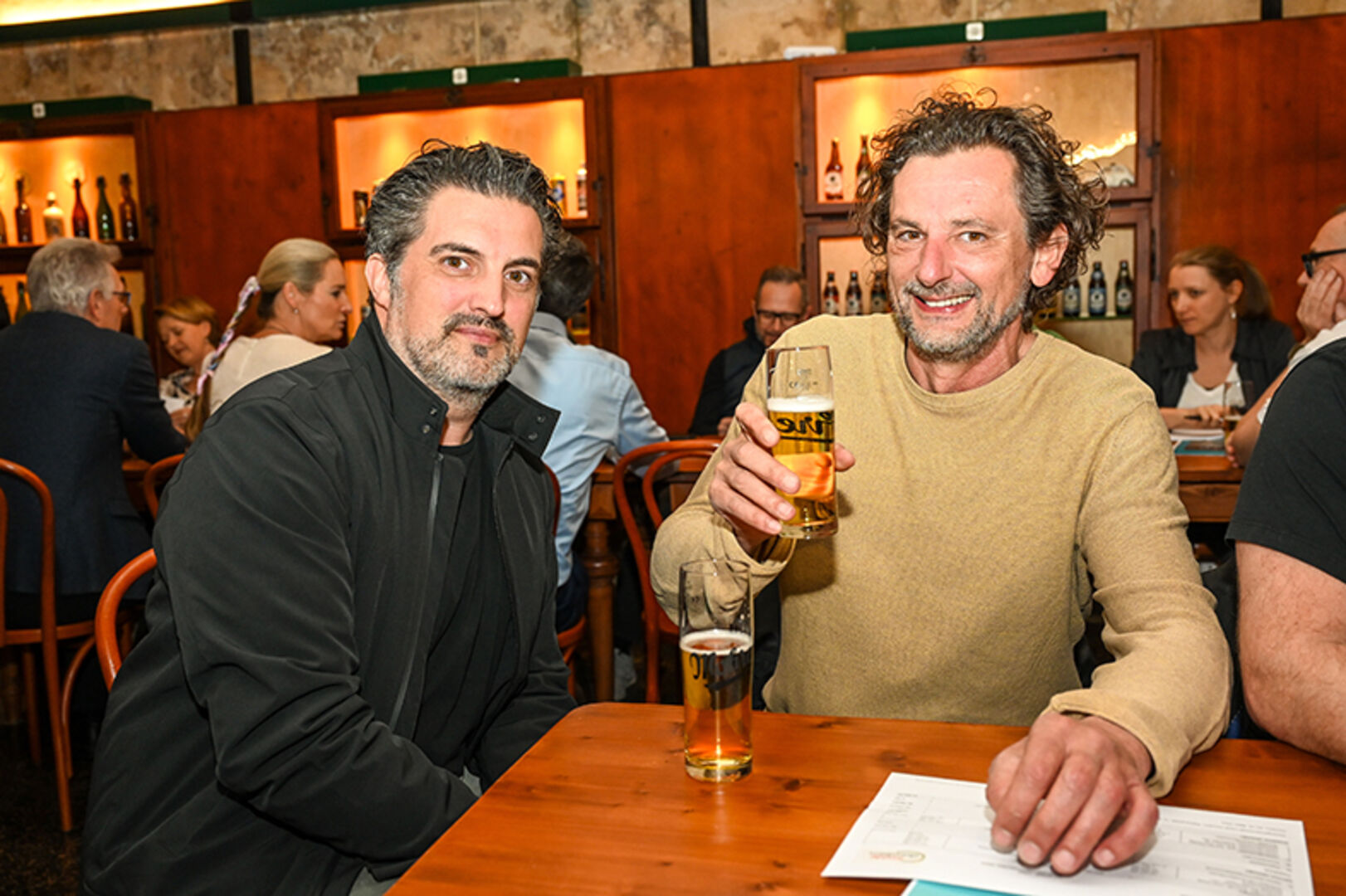 Sascha Ratz und Marty Rauch von der Werbeagentur IRR (v. li.)