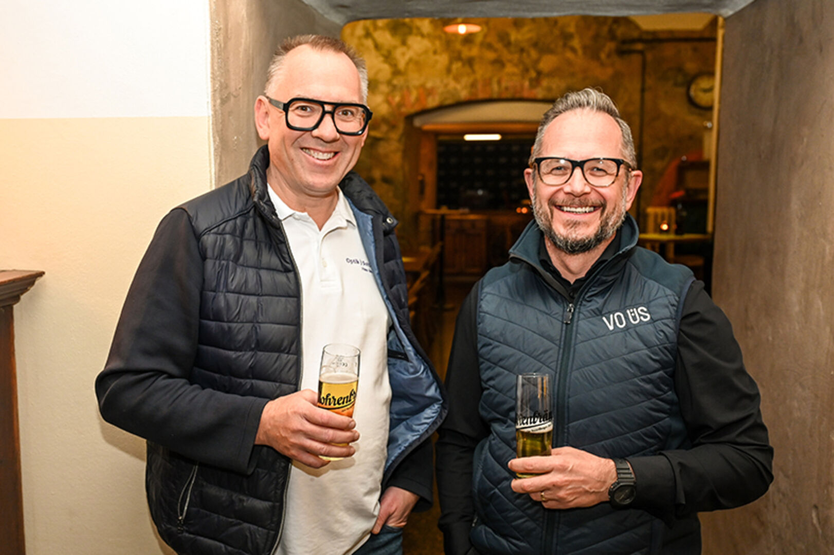 Peter Sutter (Optik Sutter) und Philipp Wüstner (VO ÜS) (v. li.)