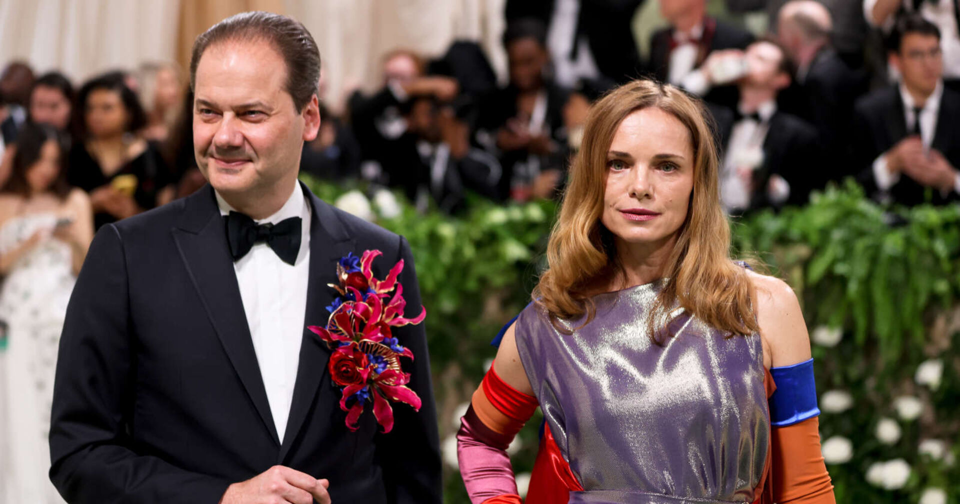 Max Hollein und Nina Hollein bei der Met-Gala 2024.