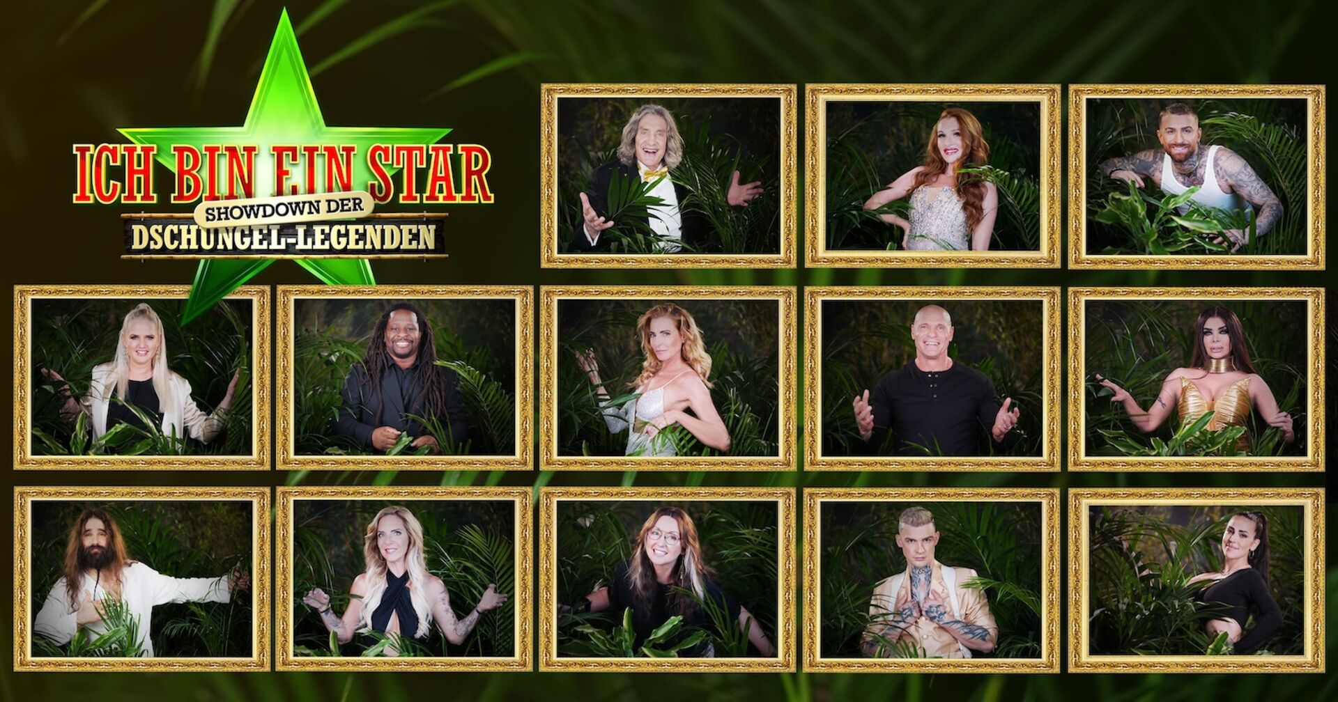 Die Kandidaten des Dschungelcamps.