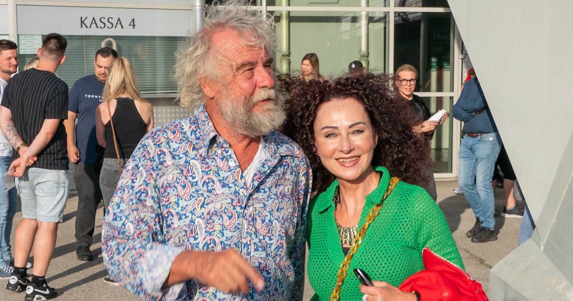 Christina Mausi Lugner mit ihrem neuen Partner Ernst Prost.