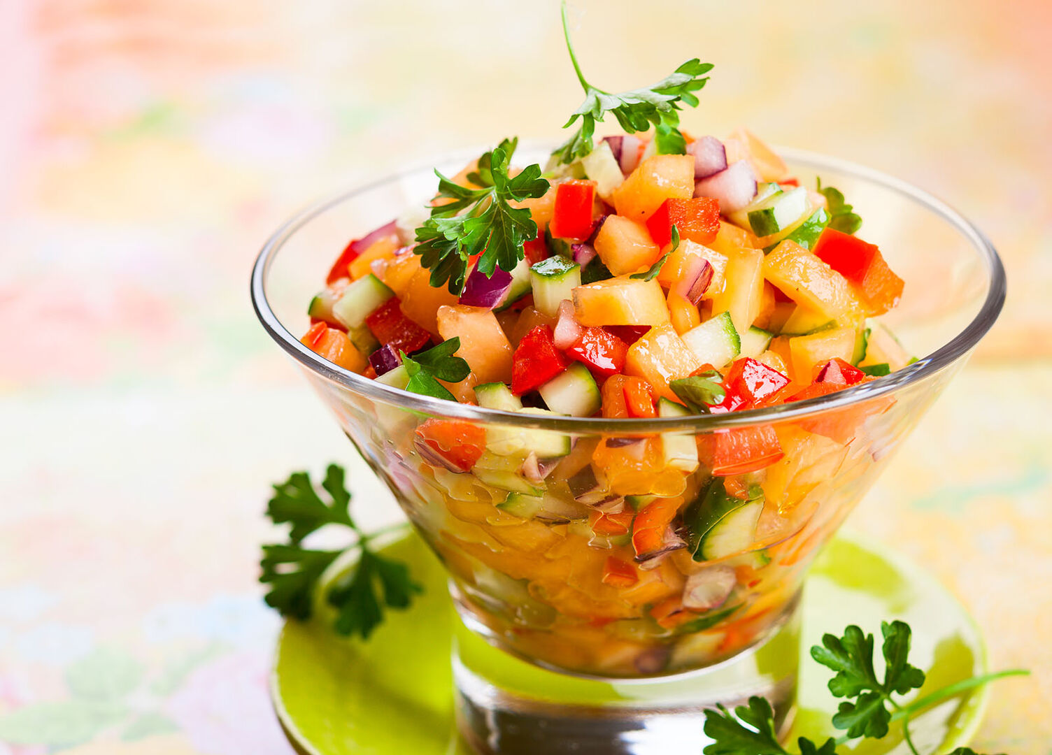 Zuckermelonen-Salsa | Credit: iStock.com/Sarsmis